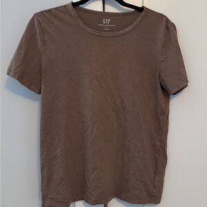 GAP Women's Short Sleeve Tee in Brown